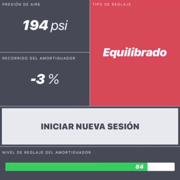 Telemetría Suspensión shockwiz